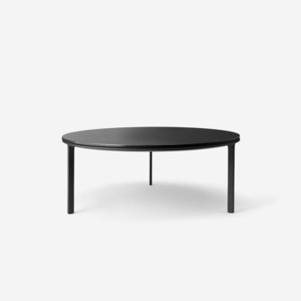 Vipp 425 salontafel, zwart frame, Pietra Grey Marble