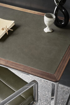 Vipp 430 Studio Desk Bosco green leather