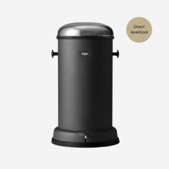Vipp 15 pedaalemmer 14 liter, zwart