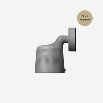 Vipp 551 wandlamp buiten, licht grijs