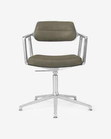 Vipp 453 Swivel met gliders, Bosco green 