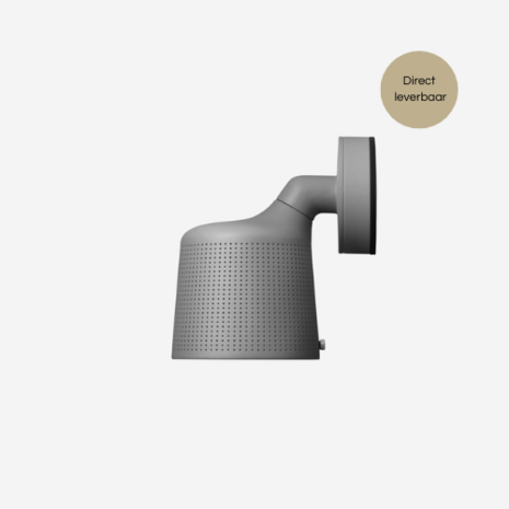 Vipp 551 wandlamp buiten, licht grijs